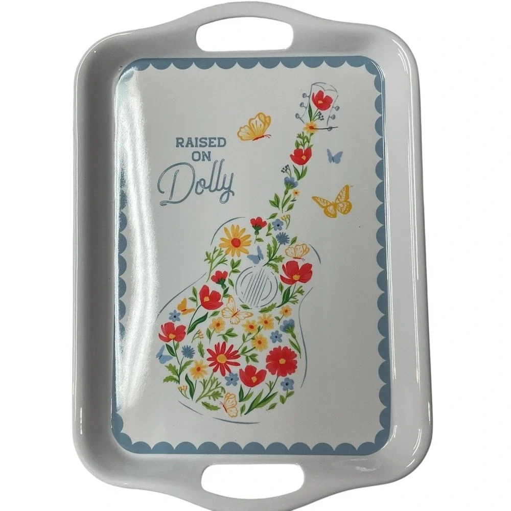 Raised on Dolly Kitchen Set Tray Placemats Oven Mitt‎ Spoon Rest Home Decor